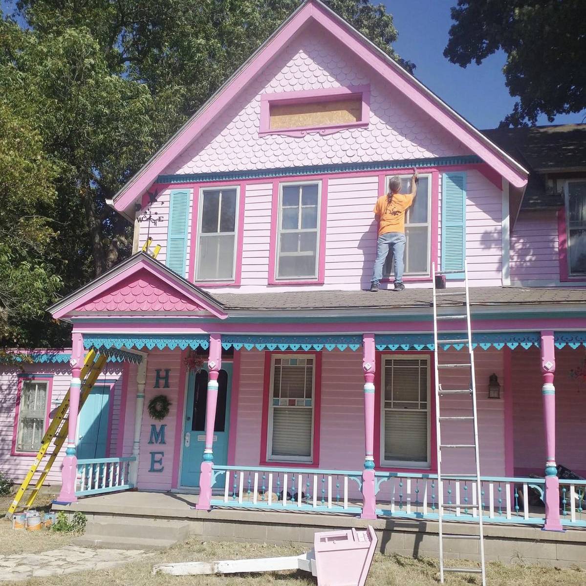 The Neighborhood Hated My Pink House And  Repainted It — But I Won the War of Petty Revenge