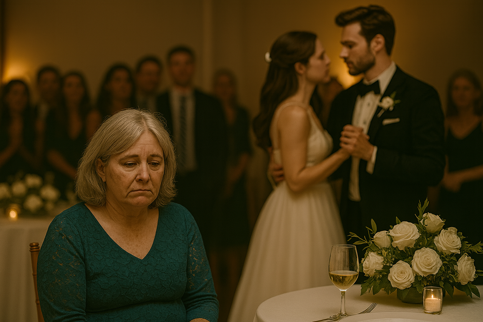 The Words My Son Whispered at His Wedding That Made Me Leave Without a Goodbye